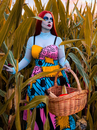 Robe Sally de L'Étrange Noël de Monsieur Jack Halloween années 1950