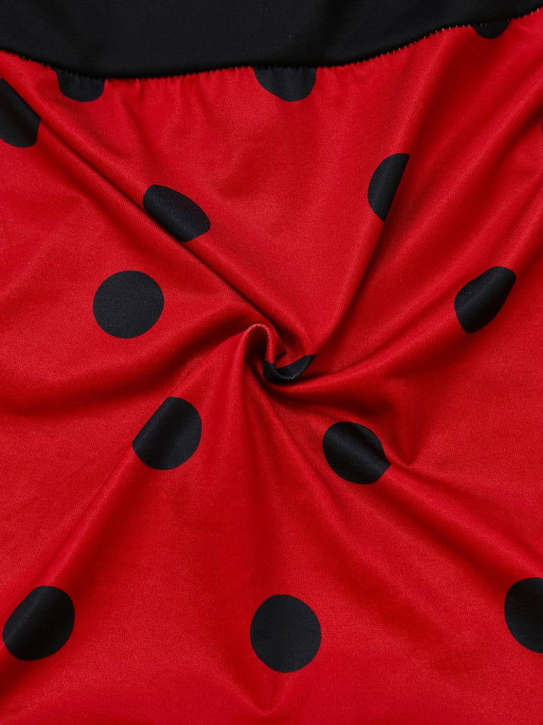 Ensemble de costumes de cosplay Miraculous Bubble rouge des années 1960