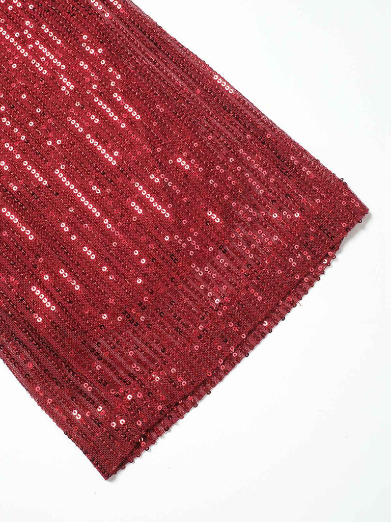 Combinaison bustier en patchwork de plumes et paillettes des années 1950