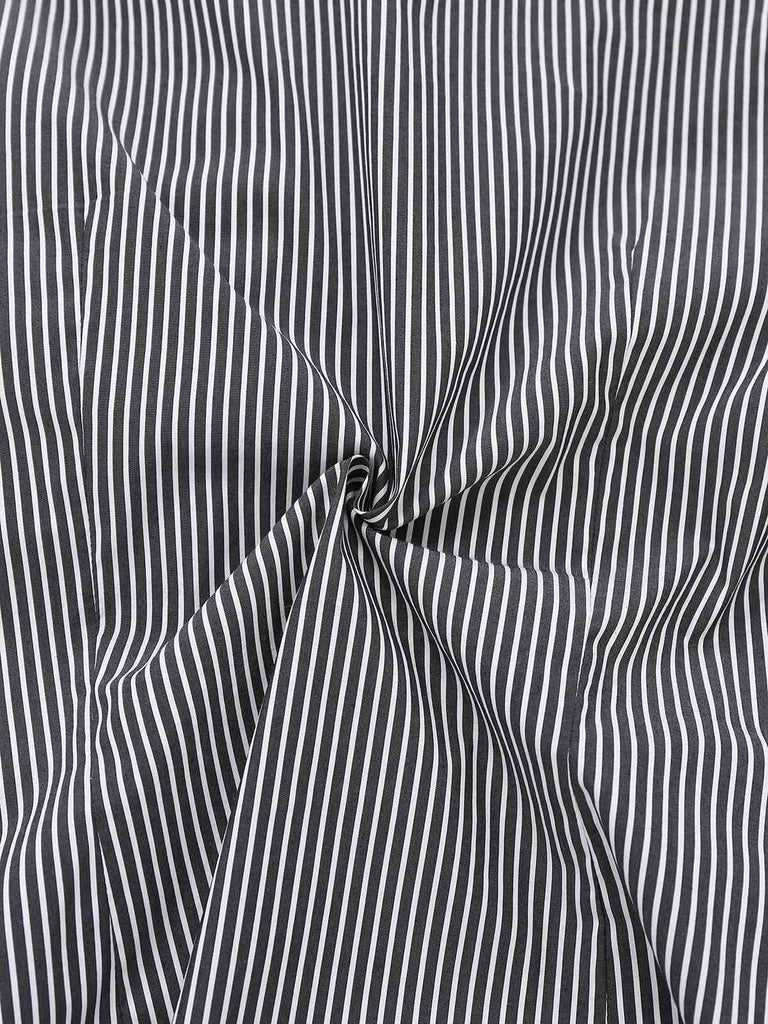 [Prévente] 2PCS chemisier rayé à volants et pantalon à lacets noirs des années 40