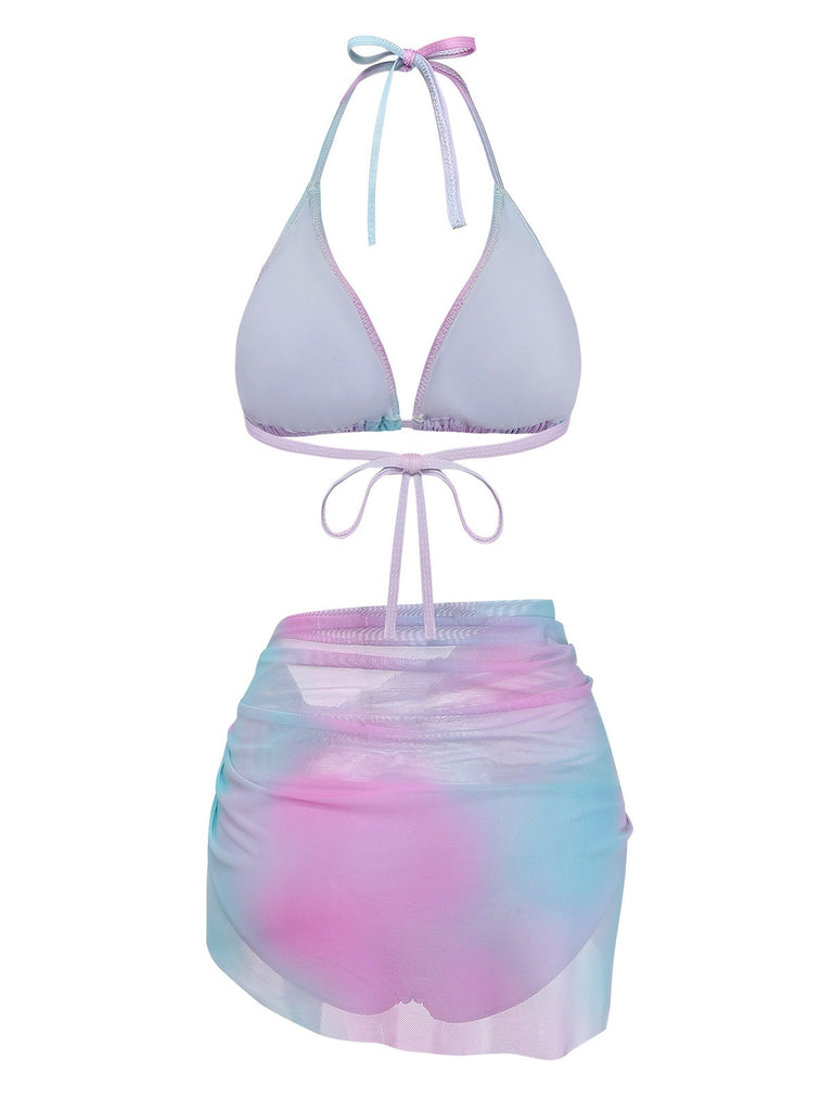[Prévente] Bikini Dos Nu Ombré et Cache-Maillot Y2K 2000s
