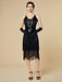 Robe Charleston à franges et sequins années 1920