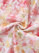 [Prévente] Rose Floral Décolleté Cœur Nœud Robe Années 1950 5