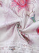 Rose Floral Découpé Imprimé Col V Dentelle Robe Années 1960 6