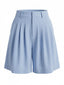 Short bleu plissé jambes larges années 1950