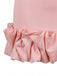 Robe Rose à Bretelles Fines et Ourlet à Volants Années '60 5