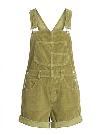 Combishort Multi-Pocket Vert Années 1960