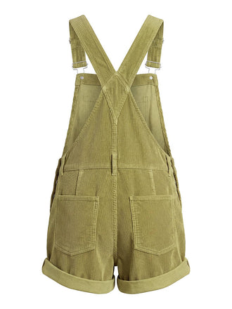 Combishort Multi-Pocket Vert Années 1960