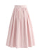 Jupe Rayé Taille Haute Évasé Midi Années 1950 4