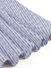 Robe Mini Évasée Dos-Nu Rayée Nouage Col Années 50