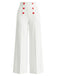 [Prévente] Pantalon Double Boutonnage Rouge Blanc Années 50
