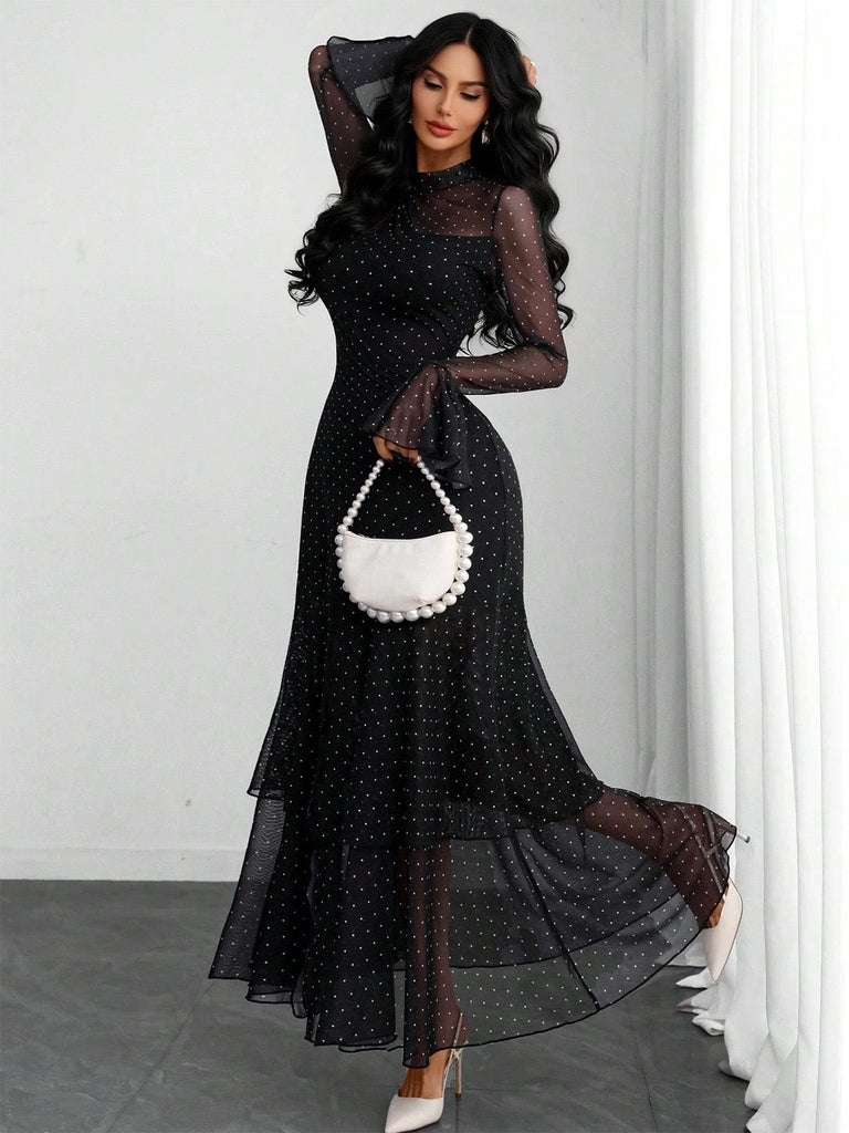 1930s Polka Dot Vintage Classic Dress