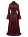 1930s Square Neck Vintage Classic Dress 9