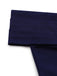 Robe Épaules Dénudées Évasé Encolure Repliée Bleu Profond Années 1950 4