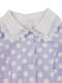 Robe à Pois Dentelle-Trimmed Col Évasé Années 1950 3
