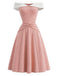 [Pre-Sale] Peach Pink 1950s Vintage Classic Dress 2
