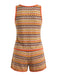 2PCS 2PCS Tricot Chevron Débardeur Années 1960 3