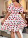 [Grande Taille] Robe Manches Bouffantes Fraise Années 1950 6