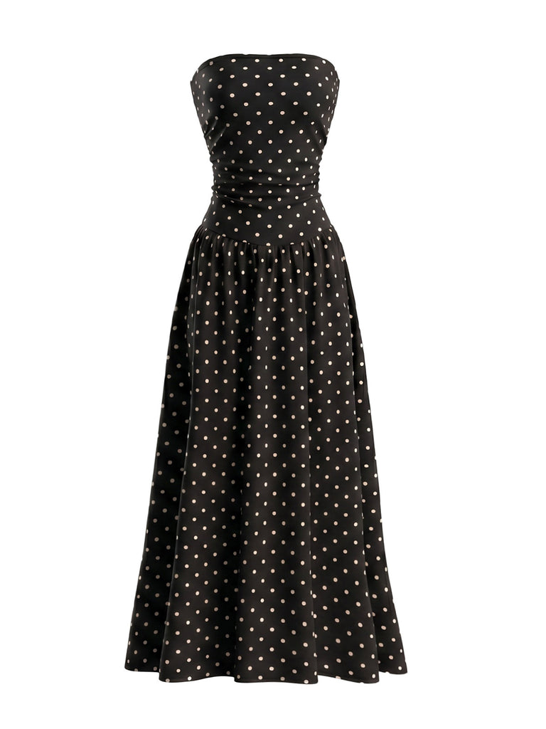 1950s Polka Dot Vintage Classic Dress