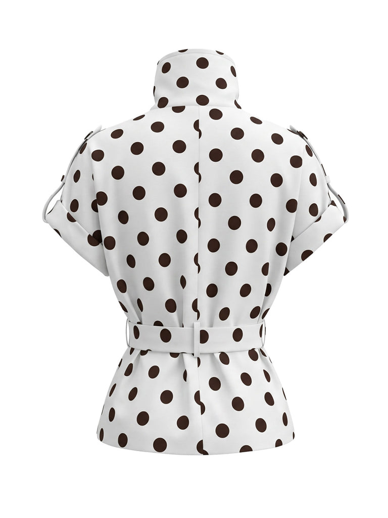 1950s Polka Dot Vintage Classic Jacket 7