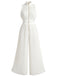 Combinaison Col Montant Corset Cintré Taille Plissé Années 1950 2