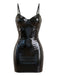 Robe Irisé Métallique Bretelles Fines Mini Années 1960 7