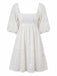 Robe Paillettes Manches Bouffantes Dos Nu Années 1960