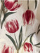 Robe Tulipe Floral Épaules Dénudées Volant Ceinturé Évasé Années 1930 4