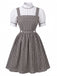 Grey 1950s Vintage Classic Dress 2