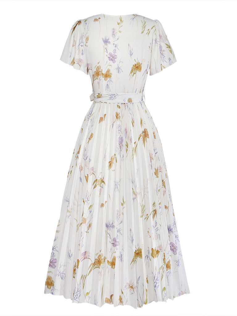 Apricot 1940s Vintage Classic Dress 3