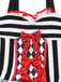 Ensemble robe costume d’Arlequin bouffon d’Halloween années 1980