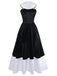 Ensemble costume 2PCS noir de Reine de Cœur années 1930