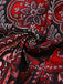 Robe Rouge Cachemire Dos Nu Ligne A Années 1970 5