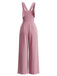 1940s V Neck Vintage Classic Jumpsuit 4