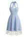 1950s Halter Vintage Classic Dress 8