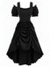 Robe Victorian Corset Dentelle Gothique Années 1980