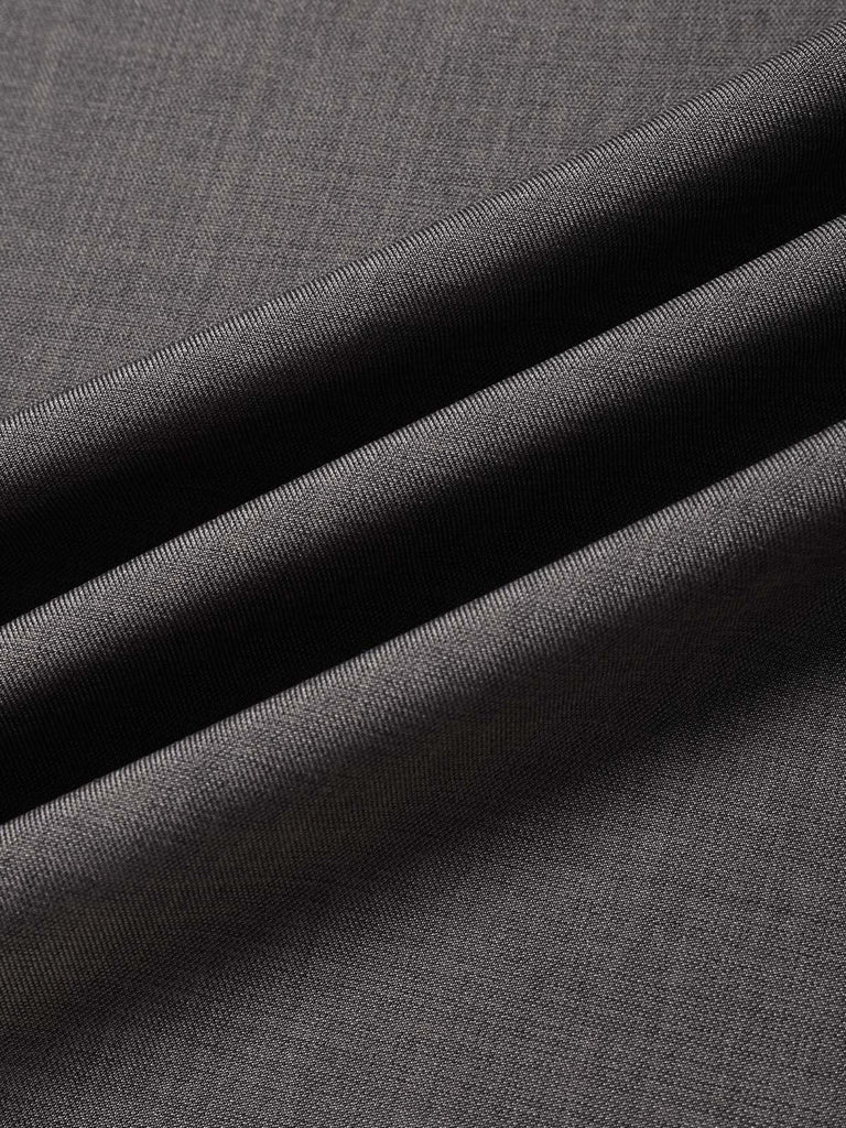 [Prévente] Ensemble 2 pièces gris foncé : top blazer et jupe années 1940