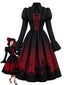 [Prévente] Robe gothique noire d’Halloween années 1950