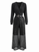 Combinaison à sequins, col V et manches longues Années 1950 - 4