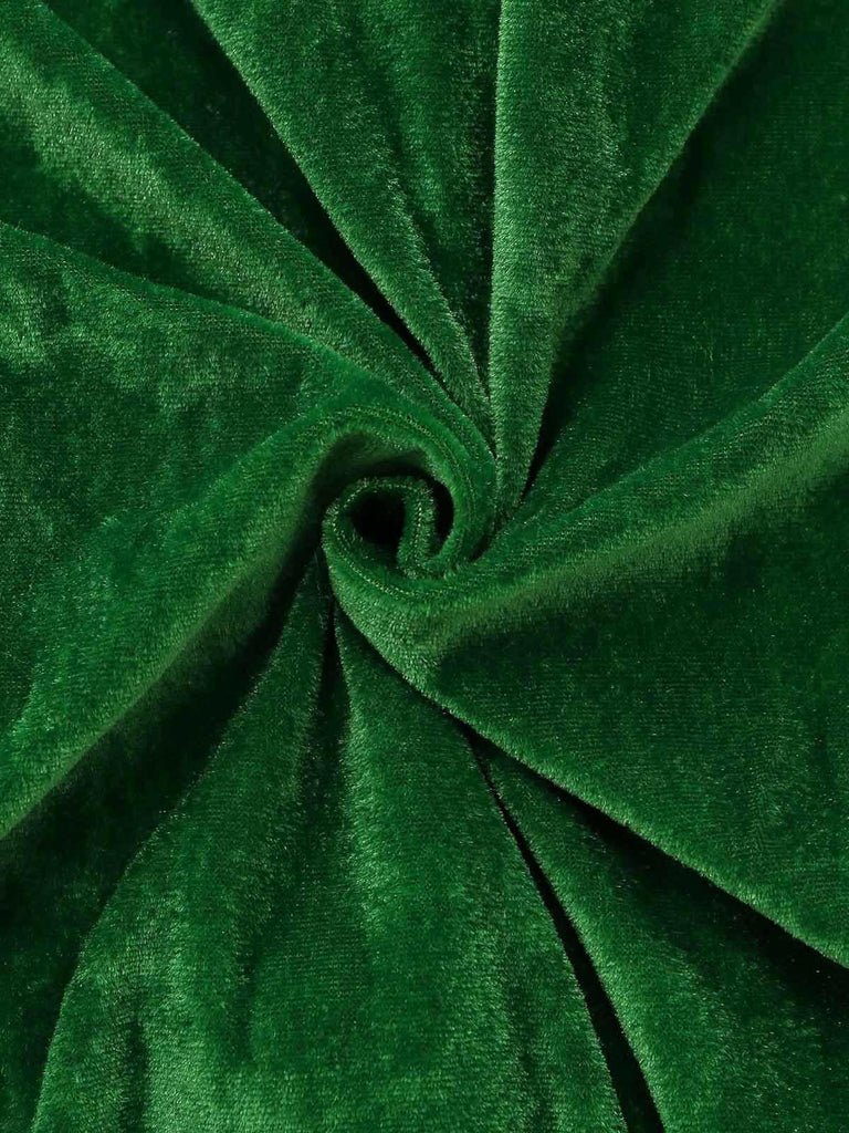 Robe verte à capuche en forme de sapin de Noël Années 1950 - 7