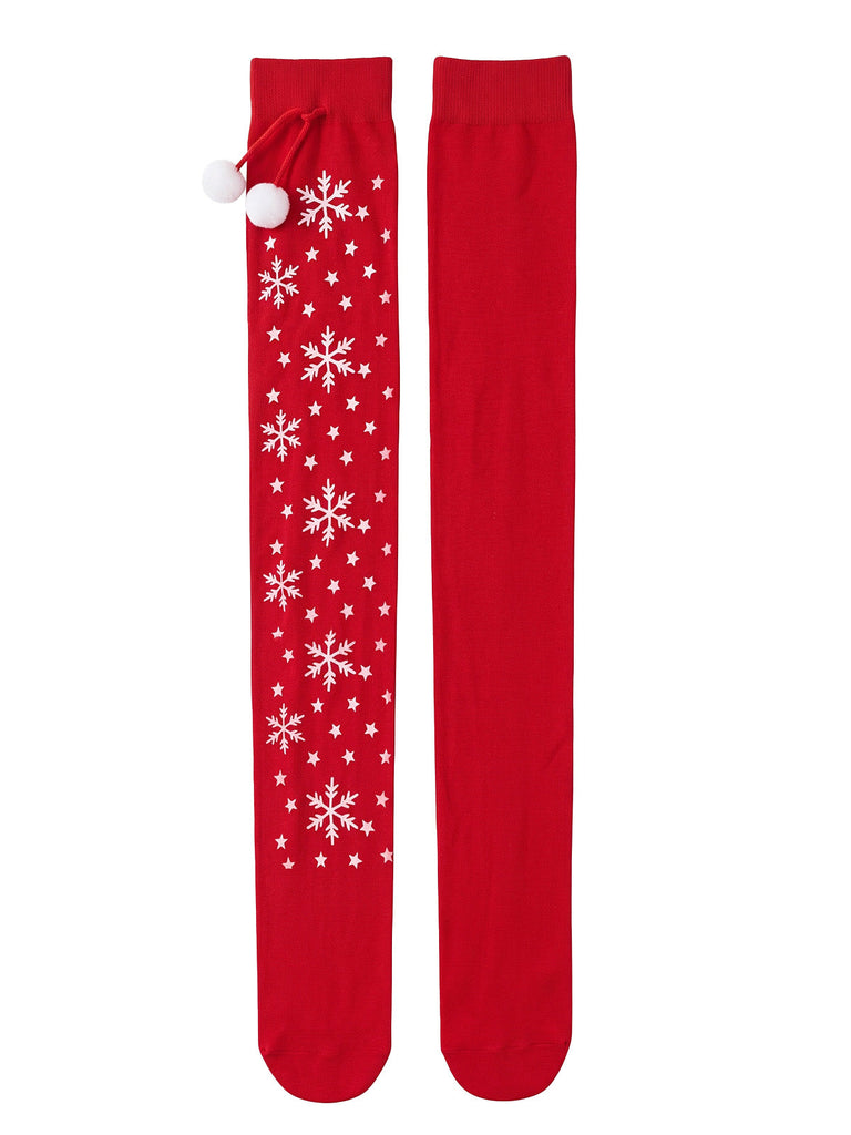 Ensemble de lutin rouge en velours et tulle à col à grelots Années 1980 - 5