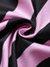 [Prévente] Robe crayon rose et noire à rayures verticales années 1960
