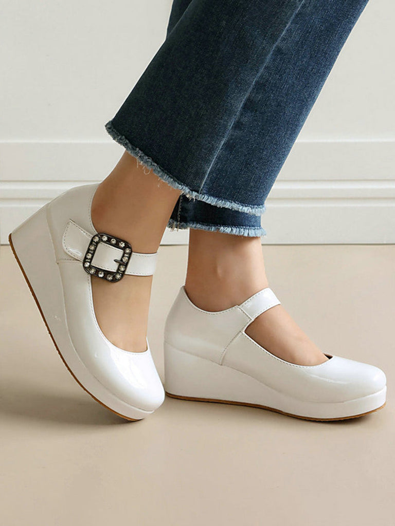 Chaussures Mary Jane Vintage Lolita à Boucle 13