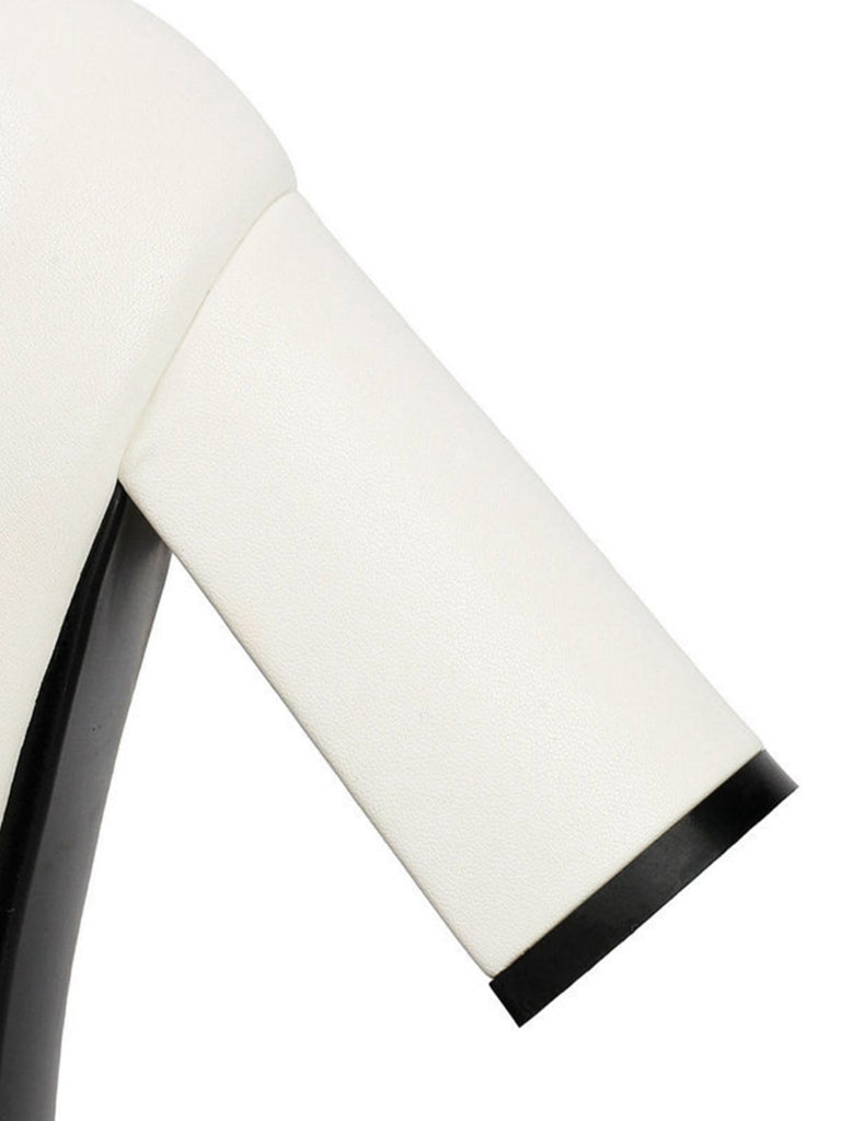 Chaussures à talons épais avec bride cheville