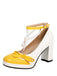 Chaussures à talons épais avec bride cheville