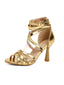 Chaussures vintage talons aiguilles brides multiples et bride cheville