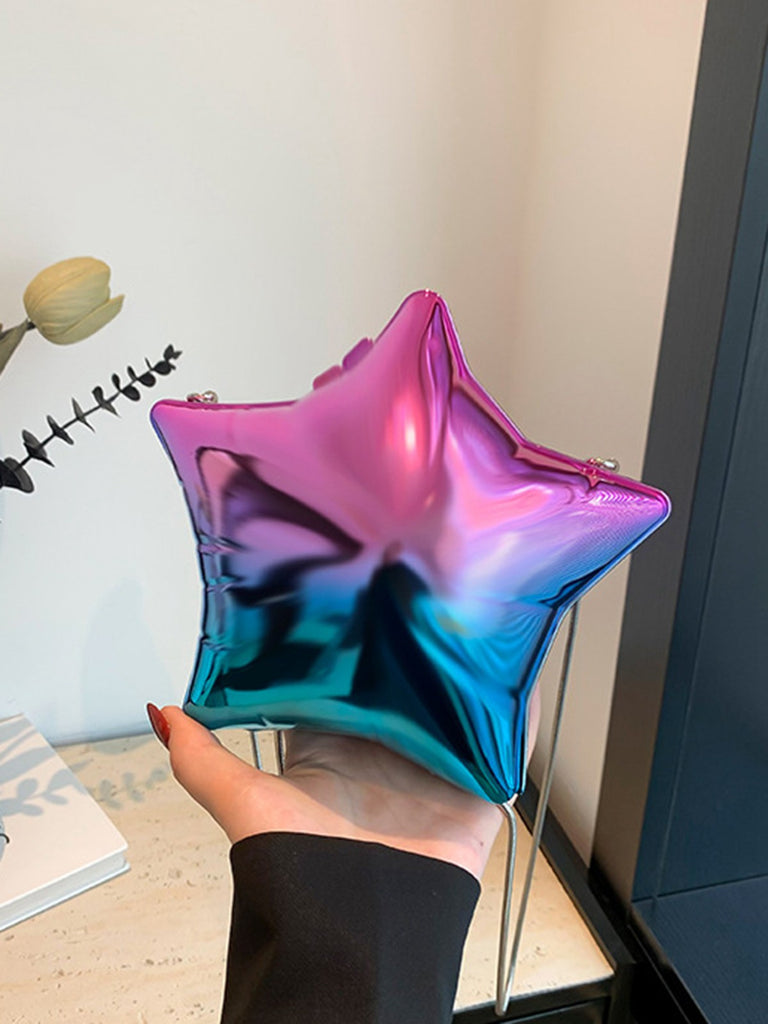 Sac bandoulière amusant avec chaîne étoile à cinq branches