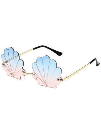 Lunettes de soleil vintage à monture en alliage