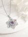 Accessoires Chakra Flower Pendentif avec Multicolore Crystals 5