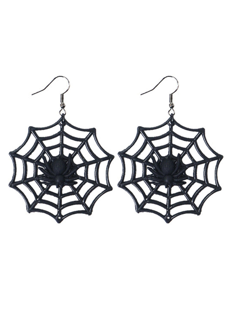 Ensemble d’accessoires noir d’Halloween avec cape à toile d’araignée